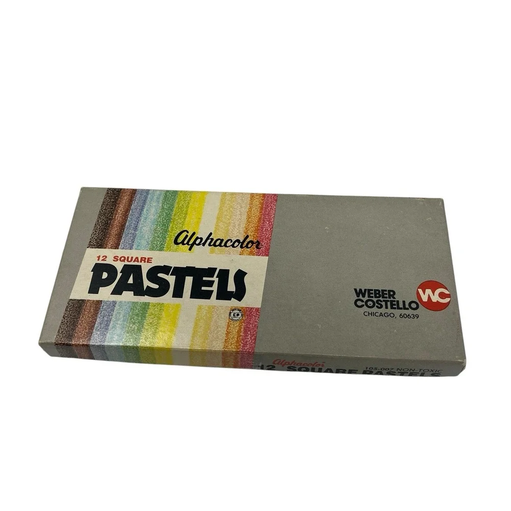 Alphacolor Pastels Weber Costello 12 Squares Alpha Color Vintage‎